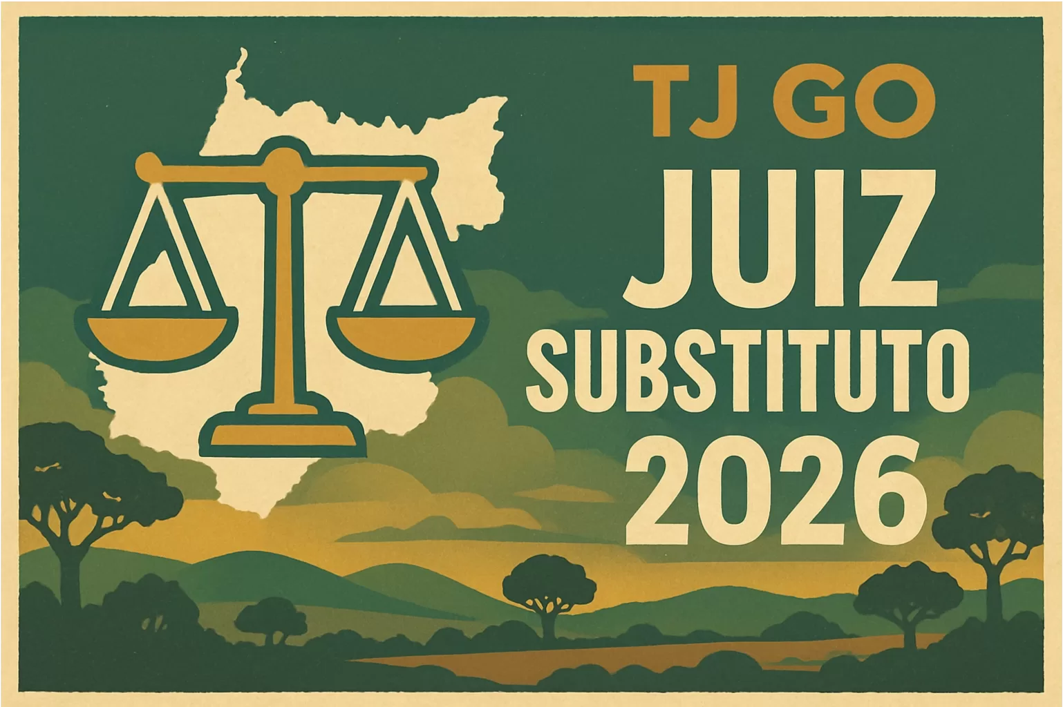 Concurso TJ GO Juiz Substituto