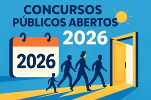 Concursos públicos abertos para 2026