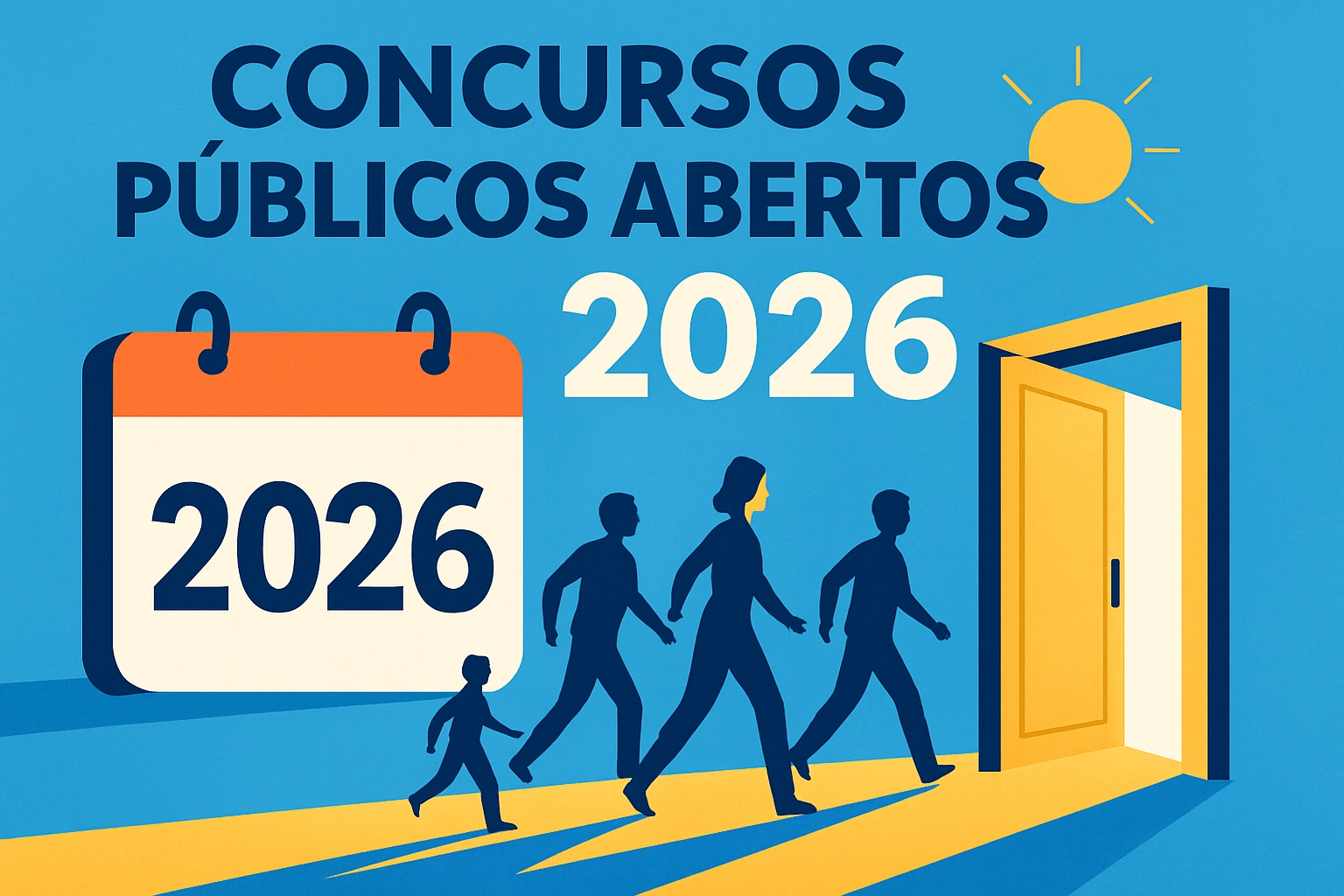 Concursos públicos abertos para 2026