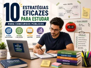 como estudar para concursos públicos