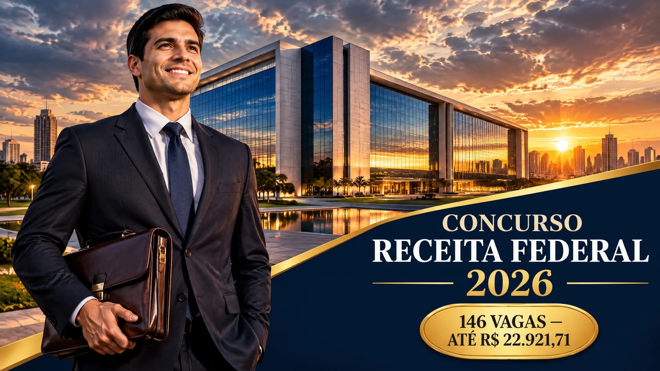 Concursos fiscais 2027: Receita Federal, TCE PB e TCM RJ